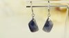 Boucles Oreilles Saphir Bleu – Boucles Pierre Naturelle – Bijou Élégant Minimaliste – Gemstone Drop Earrings #39