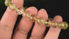 Bracelet Quartz Rutile doré 10mm perles rondes AAA