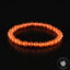 Bracelet Cornaline perles 6mm rondes AAA