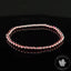 Bracelet Grenat Rouge Almandin du Brésil AAA perles rondes 4mm - Initiation - Stimulation - Eclat