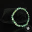 Bracelet Emeraude du Brésil perles rondes 6mm AA - Calme - Purification - Harmonie
