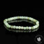 Bracelet Jade de Birmanie perles cubes à facettes 4.5mm AA - Stabilité - Instinct - Longévité