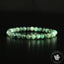 Bracelet Emeraude du Brésil perles rondes facettées 6mm AA - Calme - Purification - Harmonie
