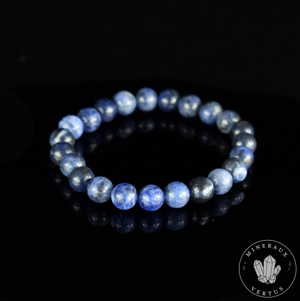 Bracelet Sodalite perles rondes 8mm