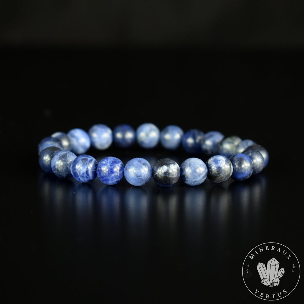 Bracelet Sodalite perles rondes 8mm