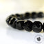 Bracelet Tourmaline noire perles 8mm cubes à facettes AAA - Ancrage - Protection - Réalignement