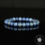 Bracelet Dumortiérite de Madagascar perles rondes 8mm AAA - Compréhension - Conciliation - Equilibre