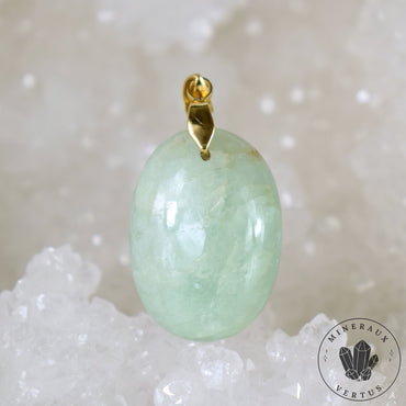 Aigue Marine 44 carats - pendentif cabochon unique en pierre naturelle #37