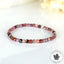 Bracelet fin Spinelle Multicolore AAA perles naturelles 4mm carrées facettées  - Protection - Ancrage - Vigueur