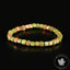 Bracelet Unakite perles carrées facettées 5mm - Equilibre - Libération - Concentration