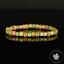 Bracelet Unakite perles carrées facettées 5mm - Equilibre - Libération - Concentration