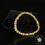 Bracelet Unakite perles carrées facettées 5mm - Equilibre - Libération - Concentration