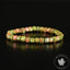 Bracelet Unakite perles carrées facettées 5mm - Equilibre - Libération - Concentration